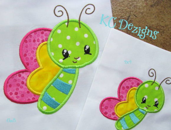 Baby Bug Butterfly Embroidery Design Review for Small Business Merch
