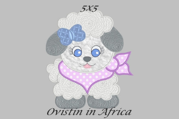 Cool Baby Lamb Small: A Versatile Embroidery Design for Boutique Sweatshirts