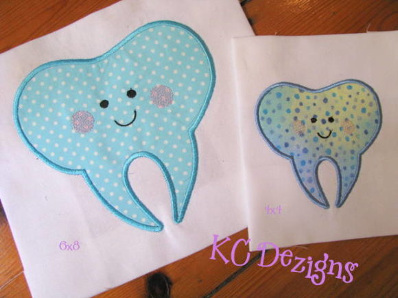 Cute Tooth Applique Review for Boutique Embroidery Projects