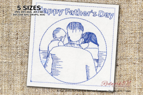 Father’s Day Girl and Boy Embroidery Design Review