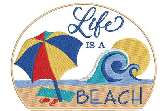 Funny Summer Quote for Embroidery Lovers