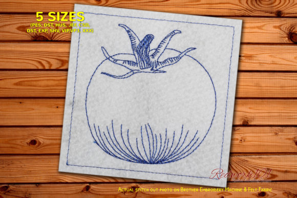 Juicy Tomato Redwork Design Review for Handmade Gifts
