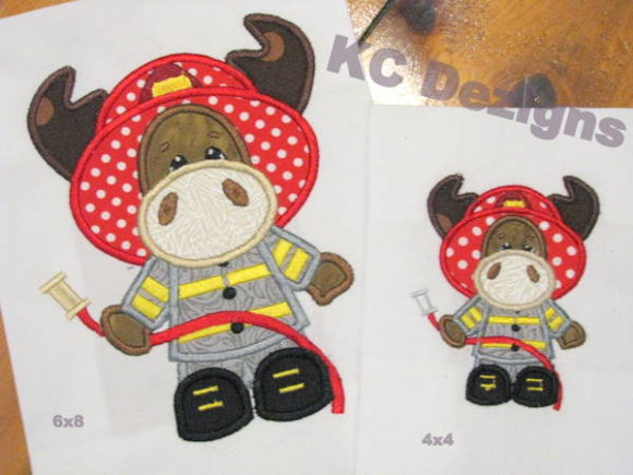 Moose Fireman Embroidery Design Review for Craft Fairs