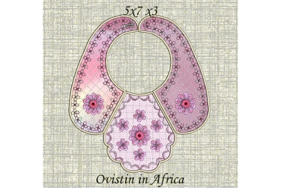 Pink Floral Baby Bib for Small Hoops Review