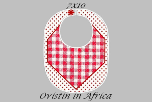 Red Gingham Adorable Baby Bib Small Review for Branding