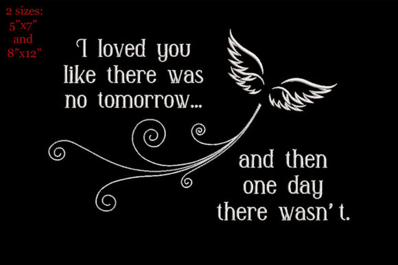 Rememberance Quote Embroidery Design Review