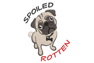 Spoiled Rotten Pug: A Seasonal Embroidery Design Review