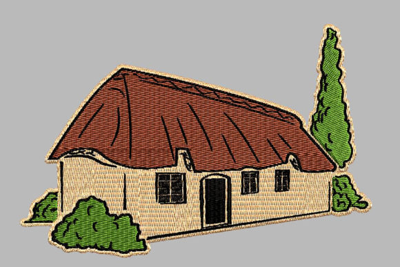 Thatched Cottage Embroidery Design Review